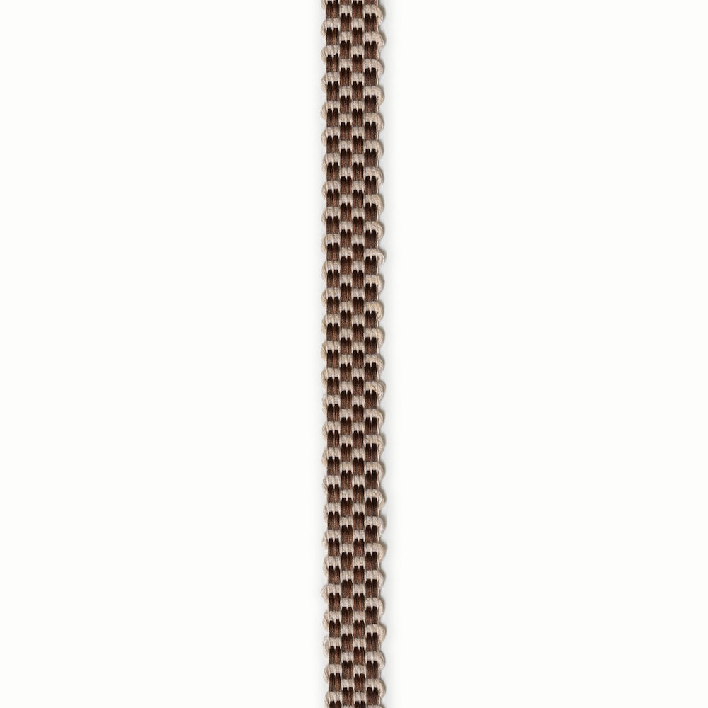 Debo Woven Braid (1/2 Inch) | SDL - Brown