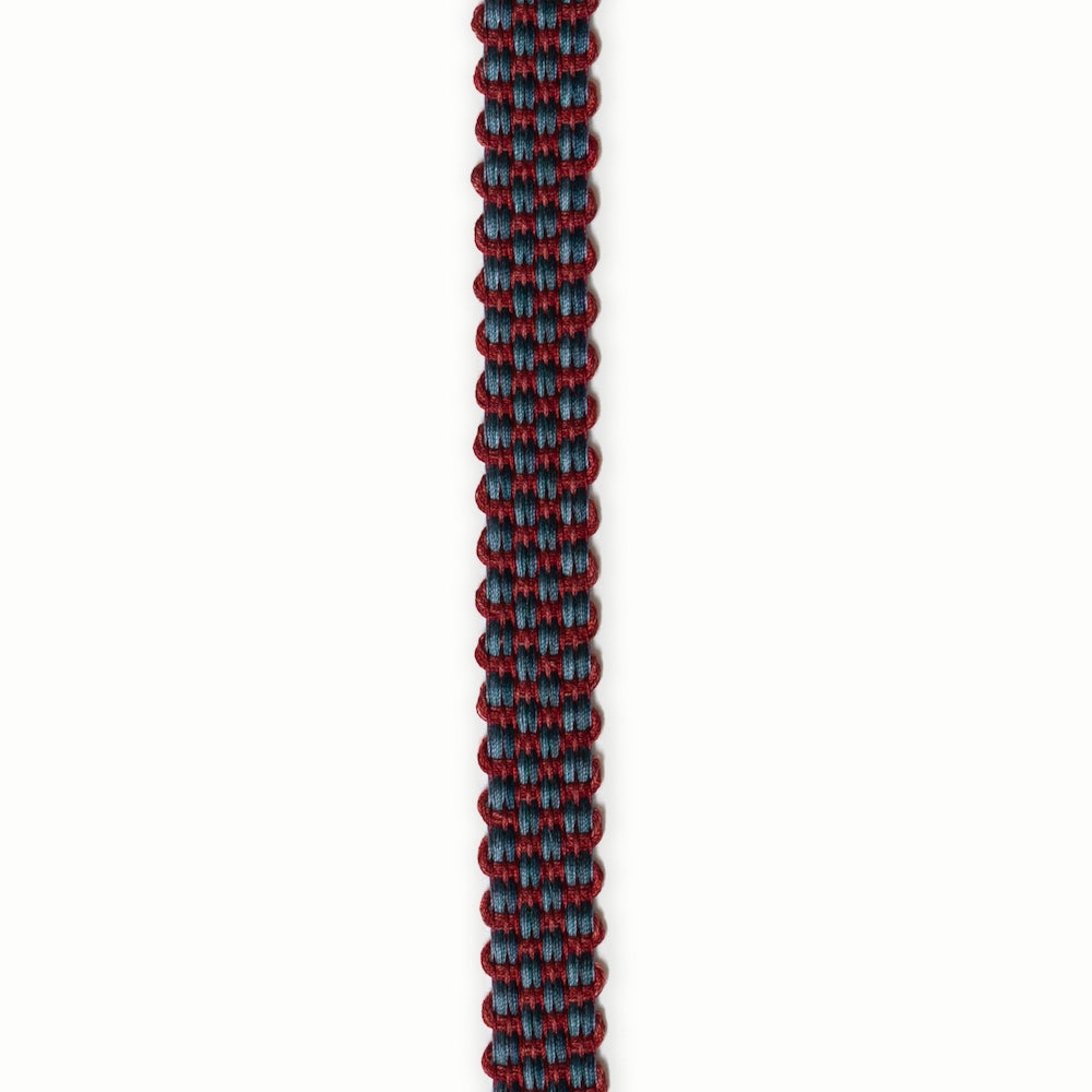 Debo Woven Braid (1/2 Inch) | SDL - Red/Blue