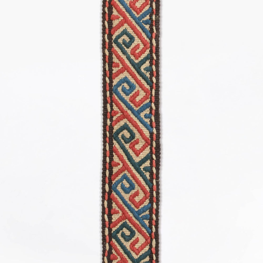 Zafar Woven Braid | SDL - Azure/Coral