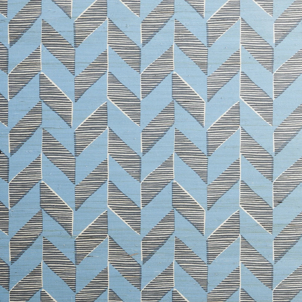 Sumba Grasscloth | SDS - Adriatic/Natural