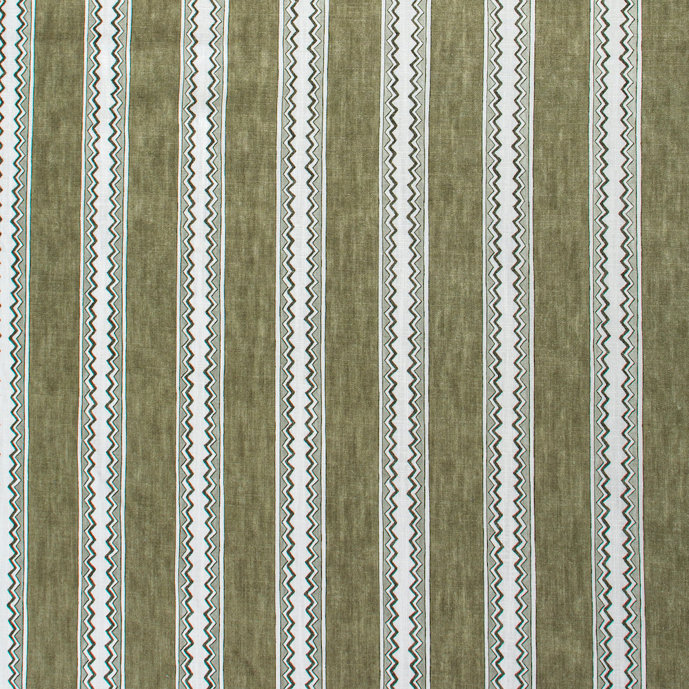 Zig Zag Stripe | SG - Moss