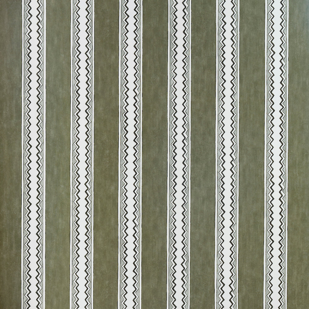 Zig Zag Stripe WP | SG - Moss