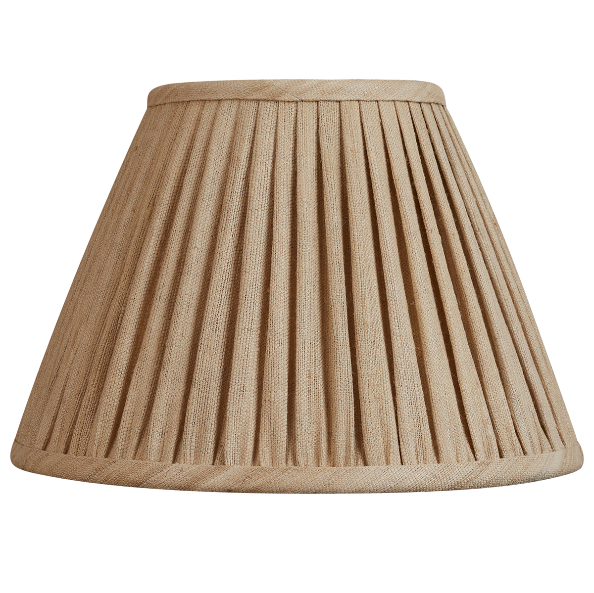 10 inch Raw umber Mulberry silk French drum lampshade