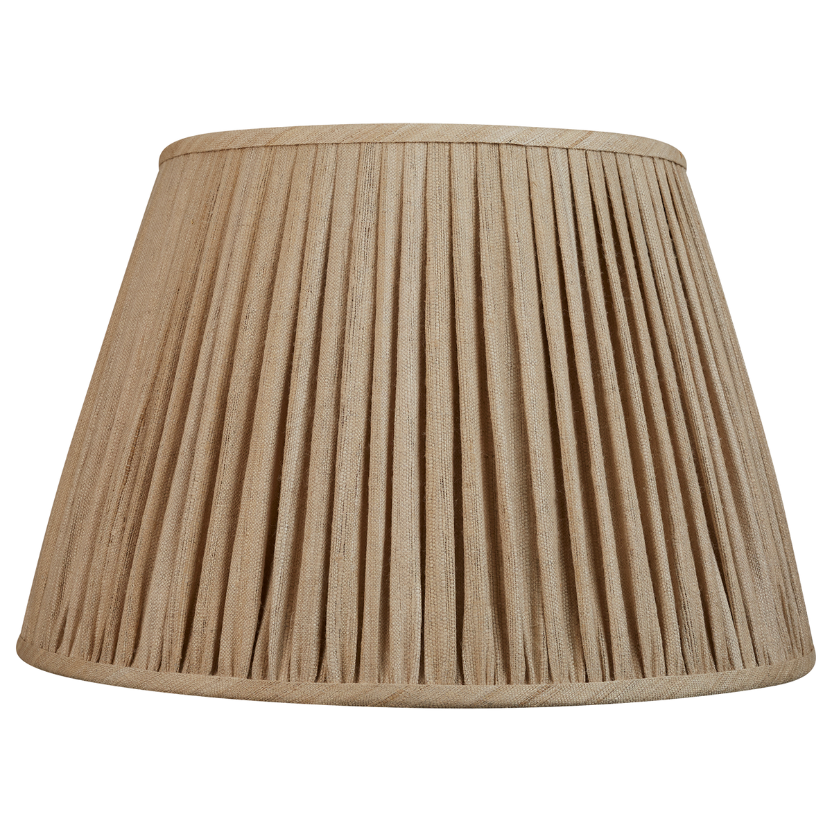 16 Inch Raw umber Mulberry silk lampshade