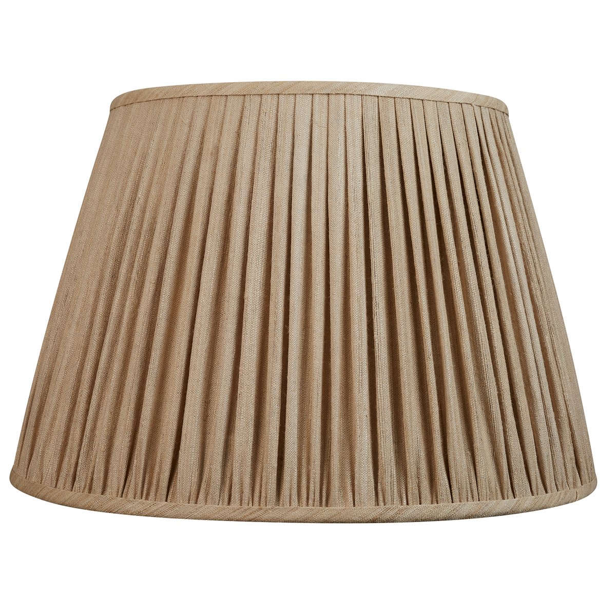 18 Inch Raw umber Mulberry silk lampshade