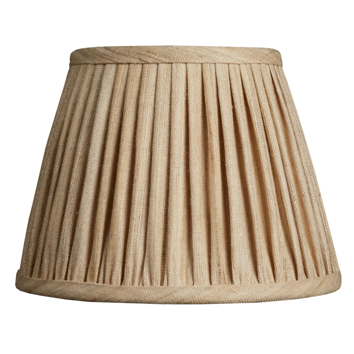 8 inch - 20 cm Raw umber Mulberry silk lampshade