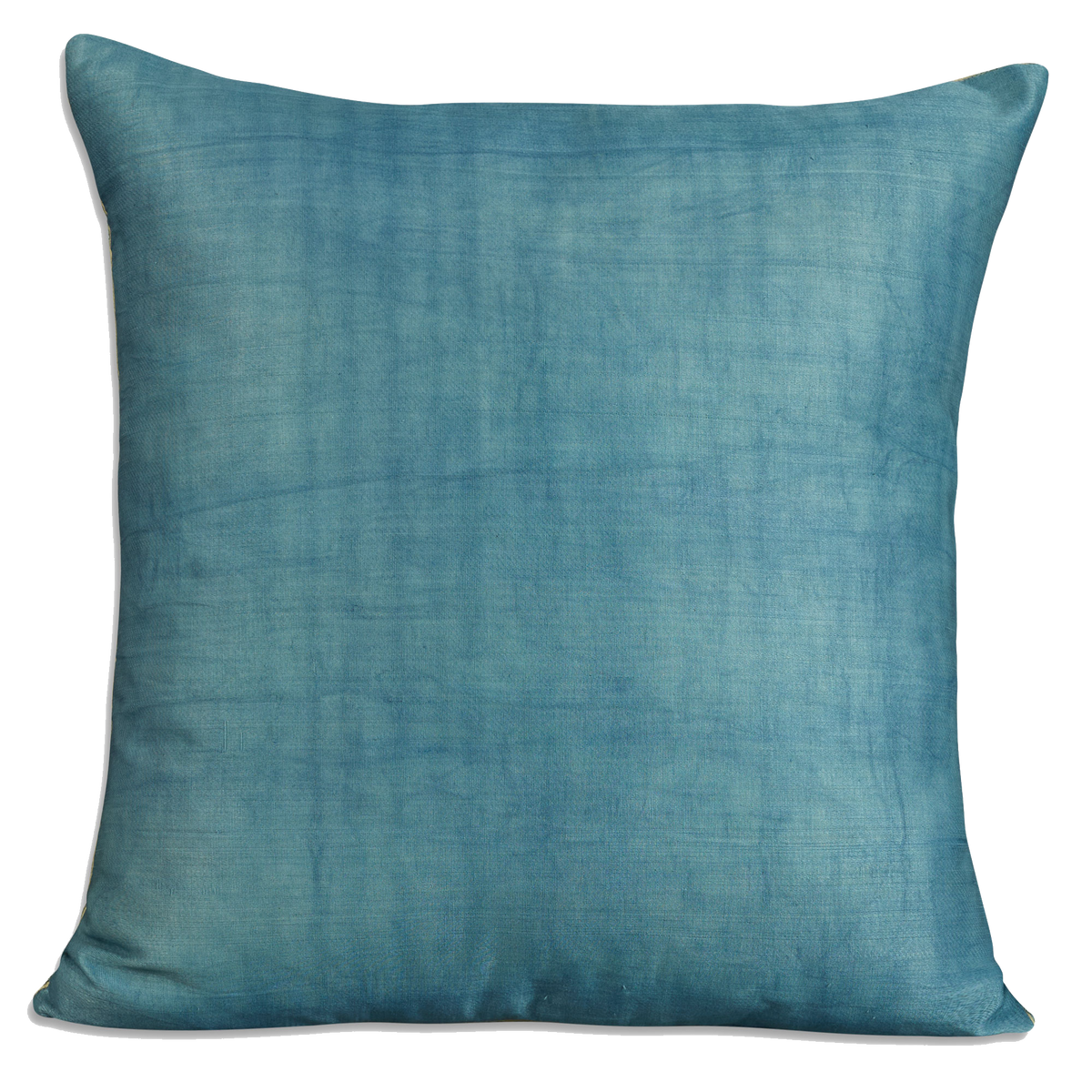 Square floral silk suzani embroidered cushion