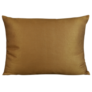 Rectangular silk suzani embroidered cushion with double leaf and floral design