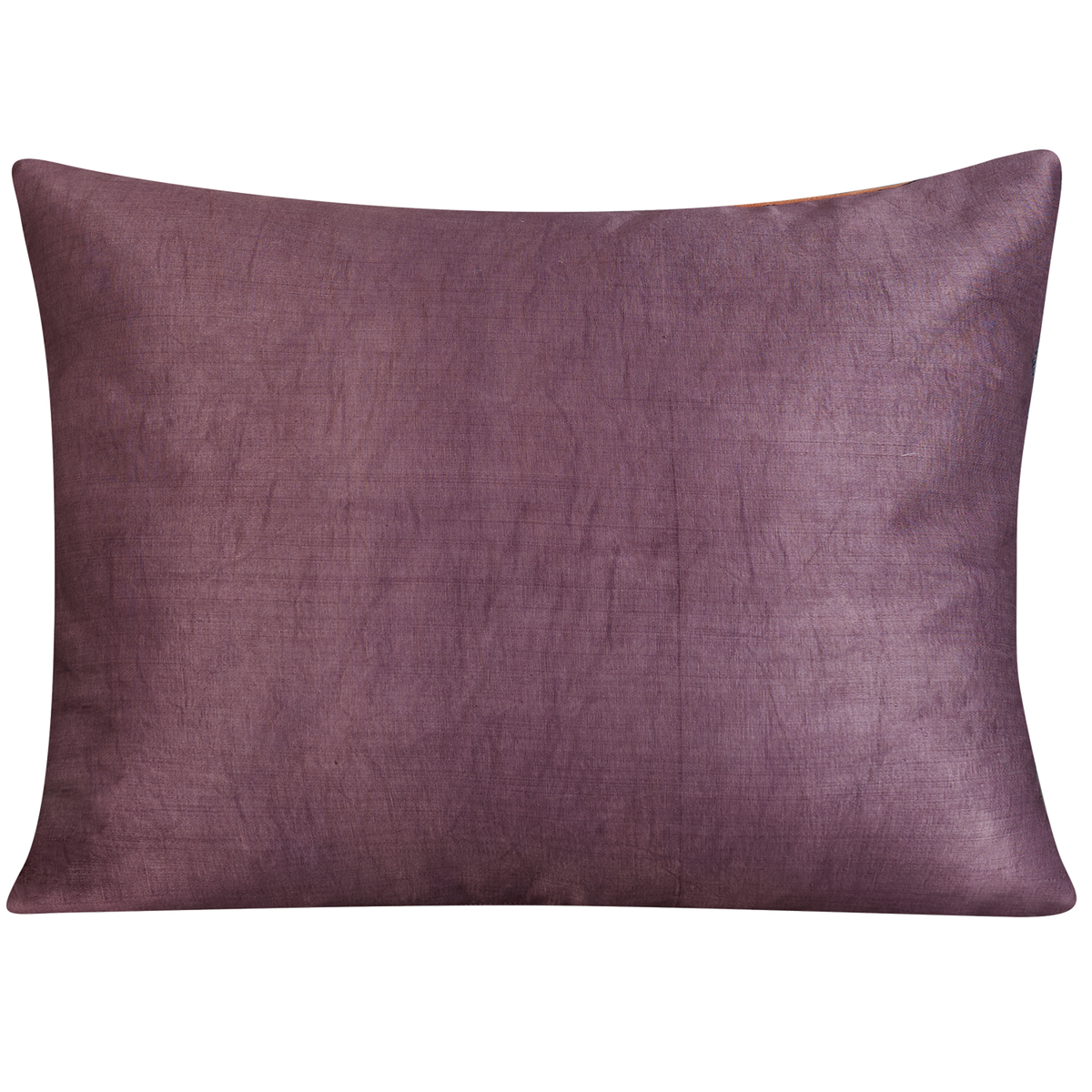 Rectangular stylised floral and palmette design suzani on pink ground