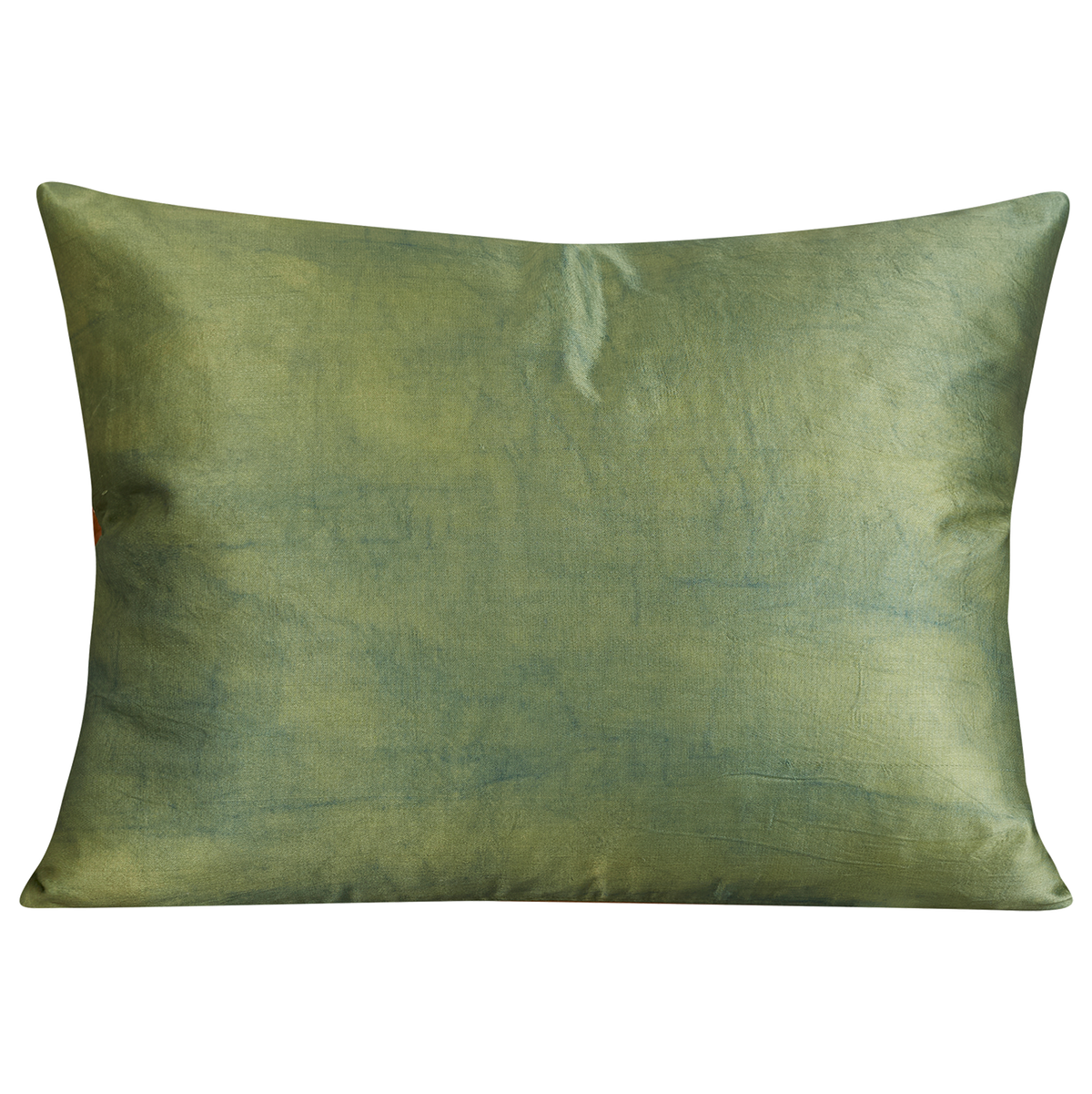 Rectangular carnation and vine design suzani on gold ground