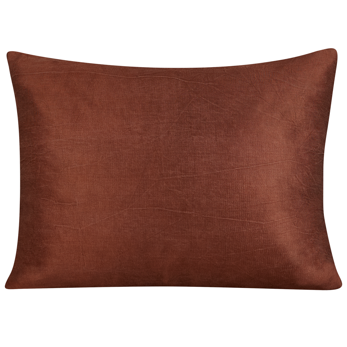 Rectangular aubergine/dusky violet paisley scrolling floral design suzani on coral ground