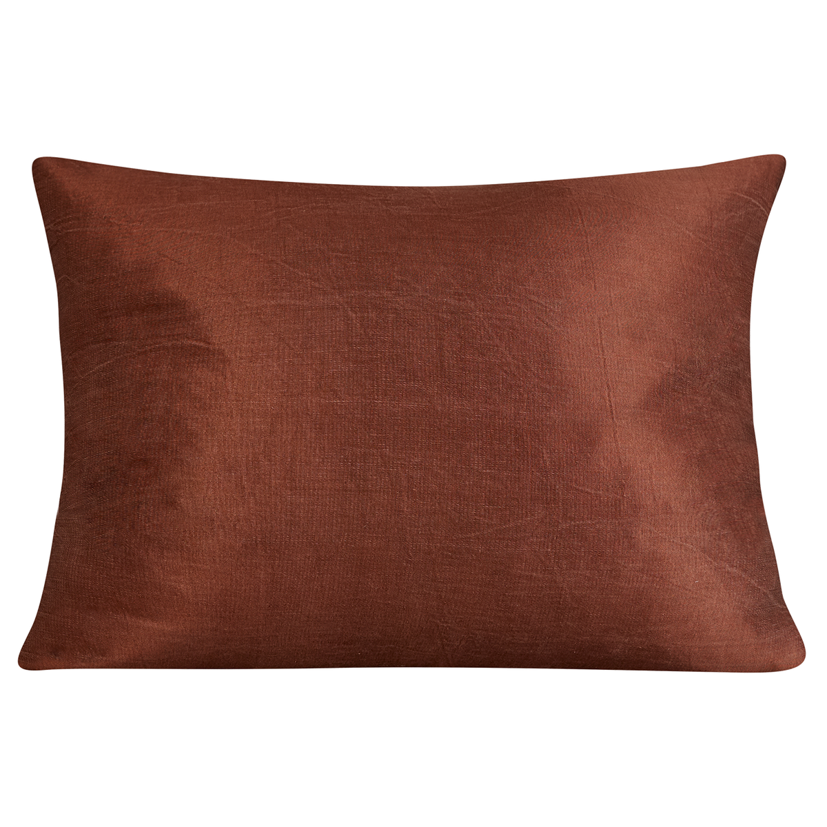 Rectangular aubergine paisley scrolling floral design suzani on coral ground