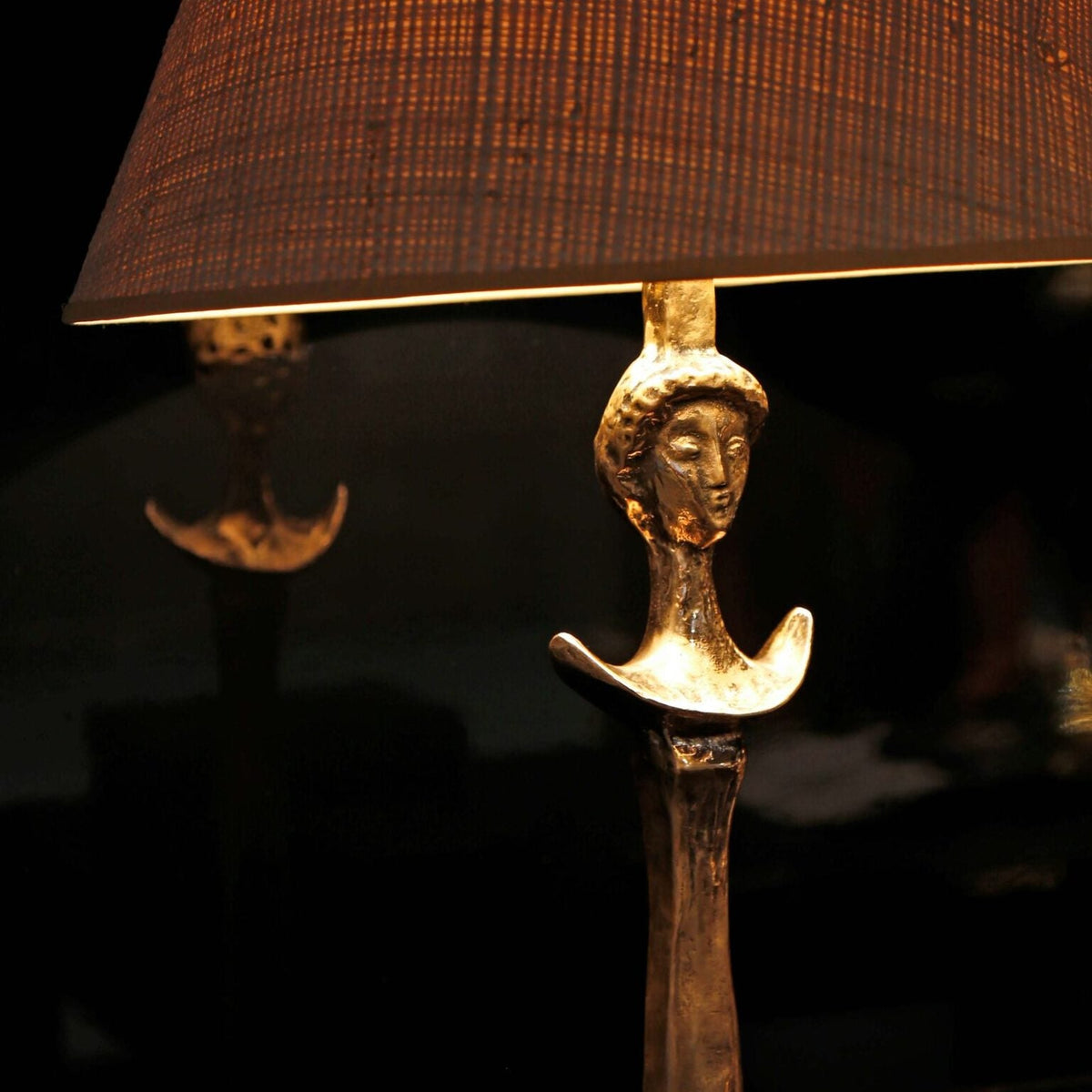 Stela Floor Lamp - Polished Bronze