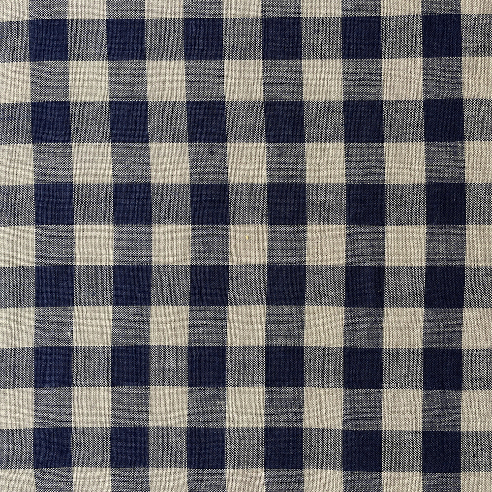 Lewis Check | TEY - Indigo Natural
