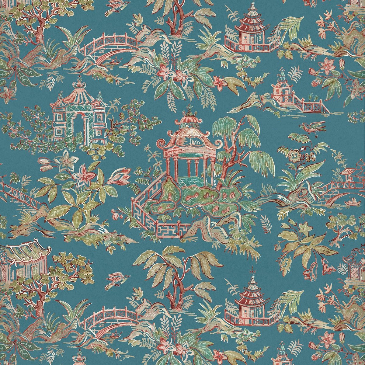 Pagoda Garden WP | TEY - Phthalo Blue
