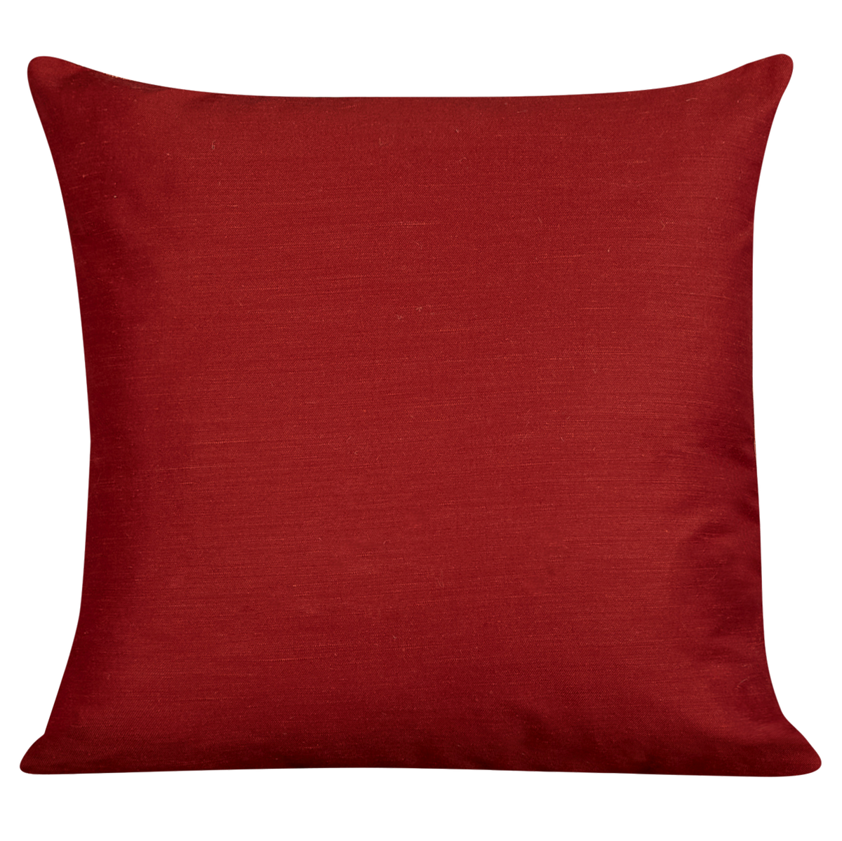 Square Tiepolo woven cushion - Venetian red