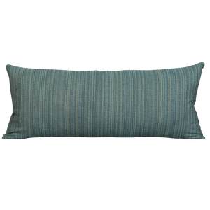 Long Tiepolo woven cushion - Sea foam