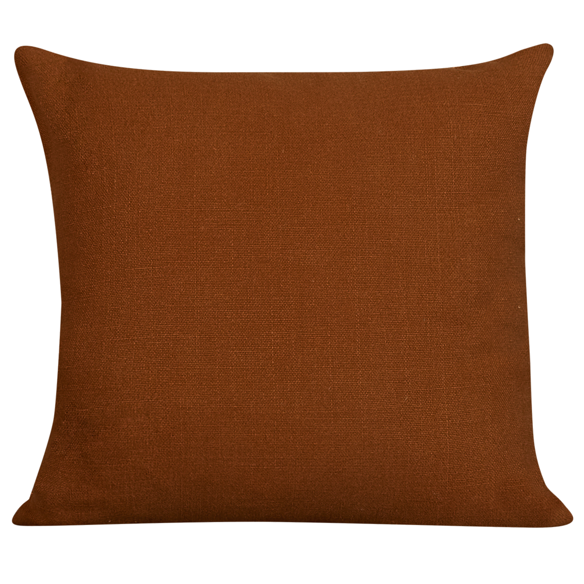 Square Timor woven cushion - Cognac