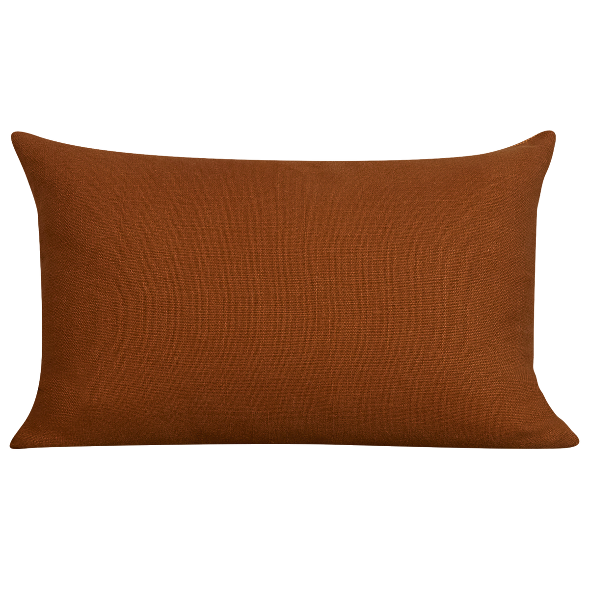Rectangular Timor woven cushion - Cognac