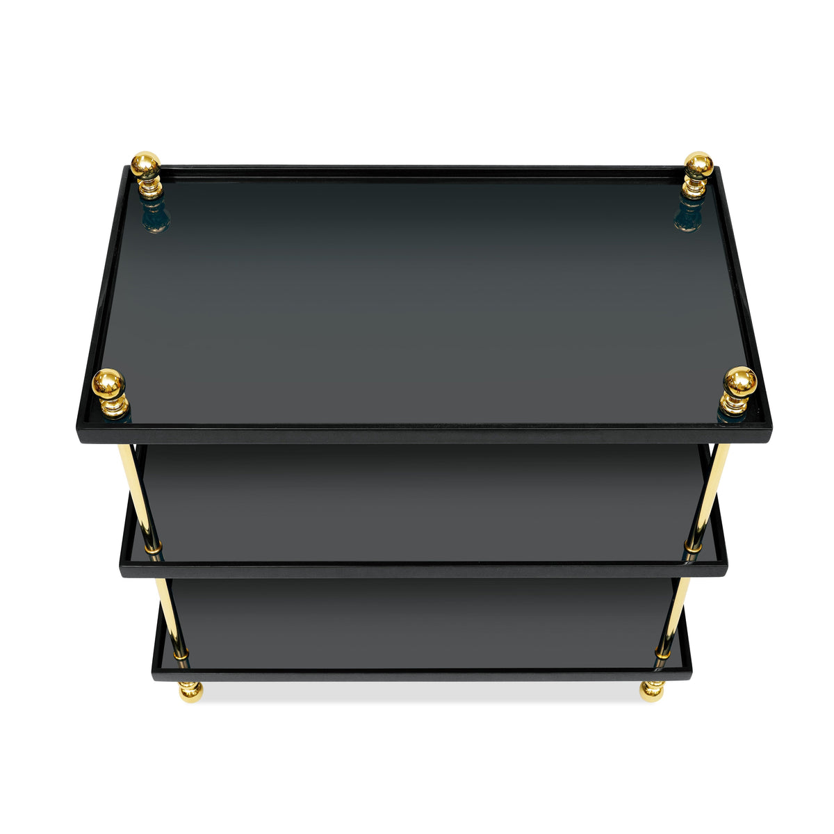 Tiered Drinks Table (Black)