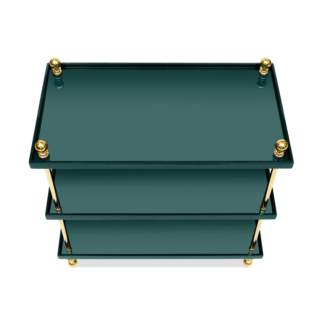 Tiered Drinks Table (Green Marine)
