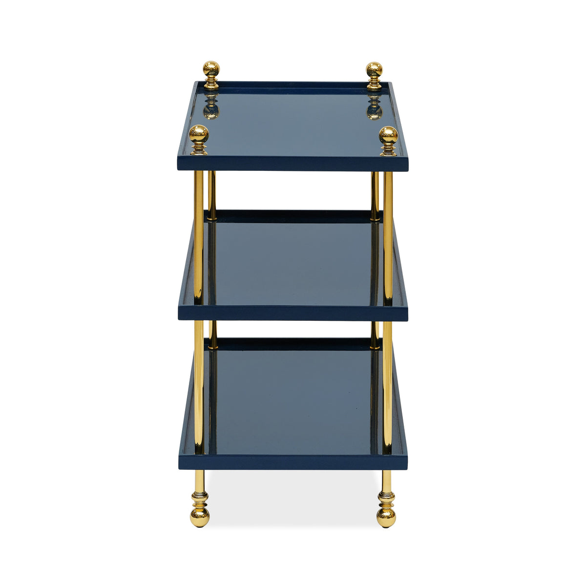 Tiered Drinks Table (Marine Blue)