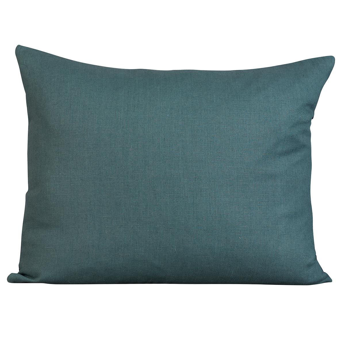 Rectangular vintage woven cotton Guatemalan indigo cushion