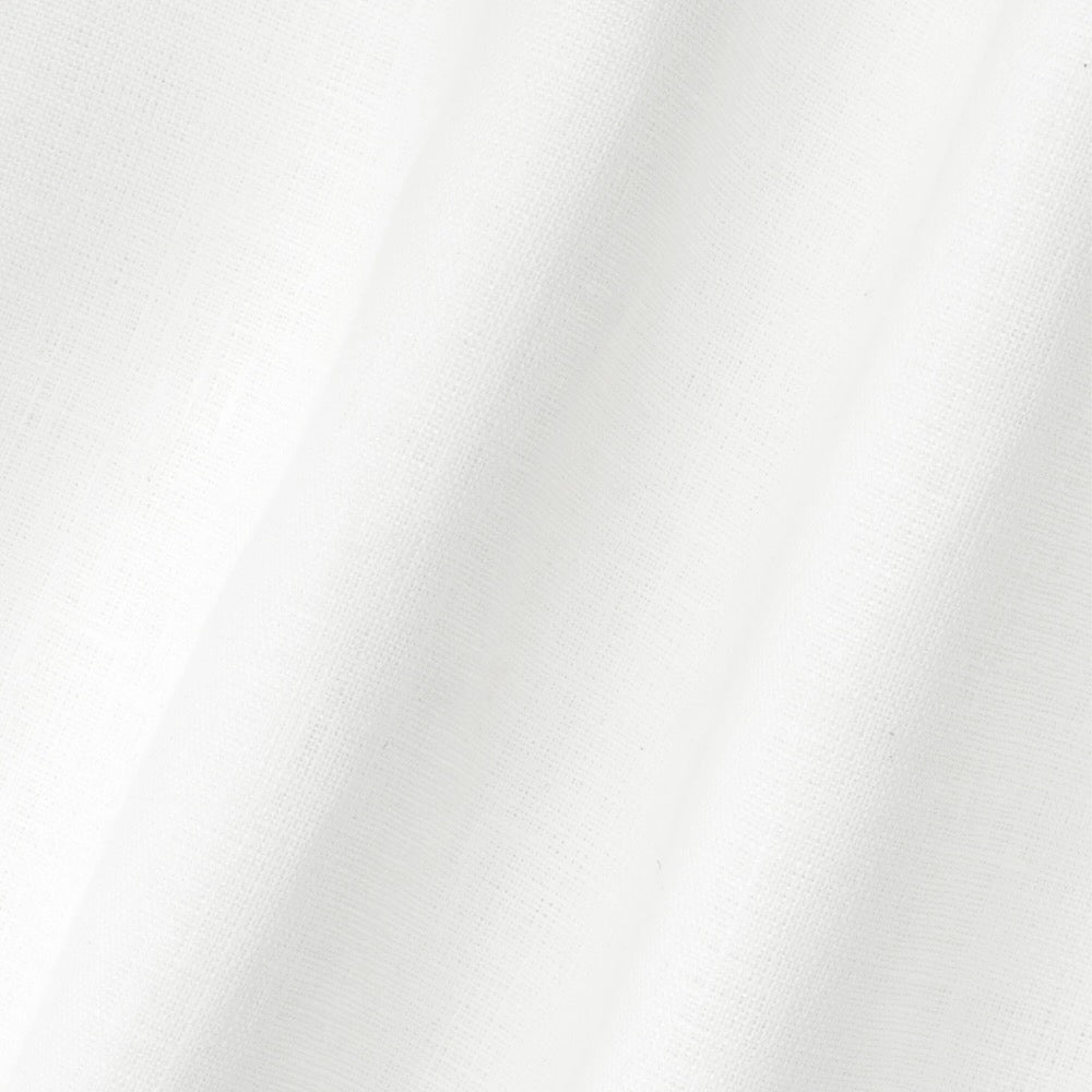Drawn Thread Linen Complimentary Plain Fabric | VOL - Ivory White