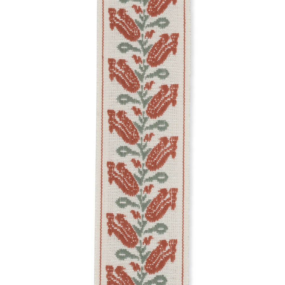 Folkloric Floral Braid | VOL - Terracotta
