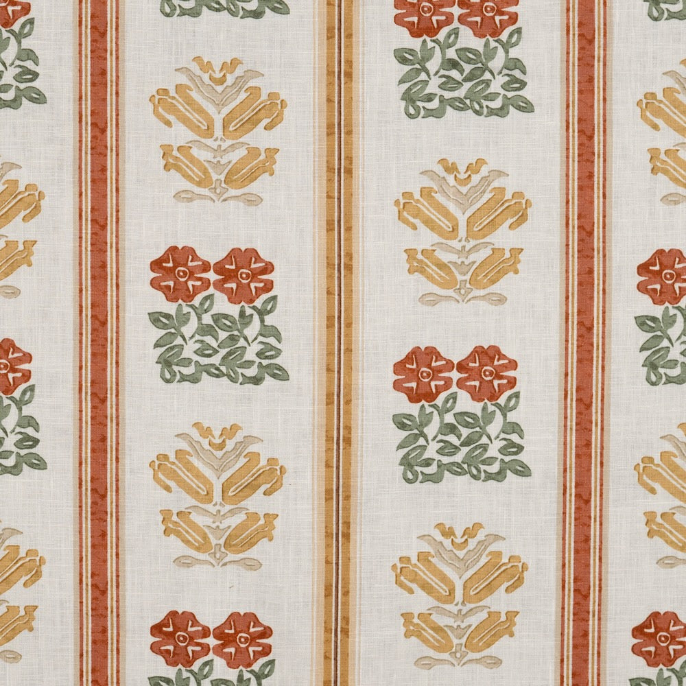 Folkloric Floral Stripe | VOL - Amber/Oyster