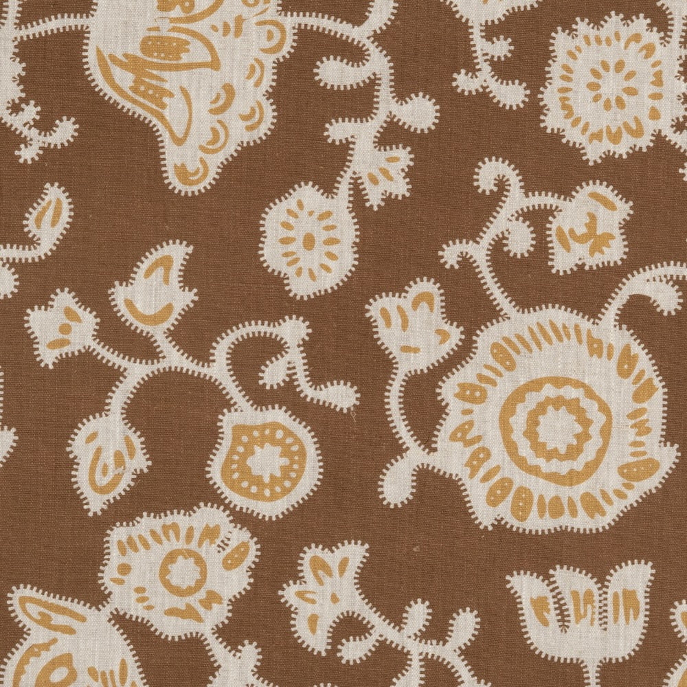 Persian Poppy Linen | VOL - Bronze/Natural