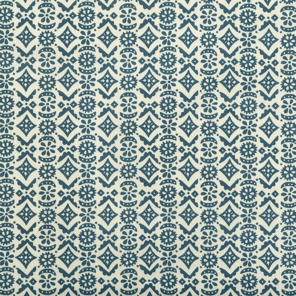 Hawelka Linen | VOL - Oyster/Prussian Blue