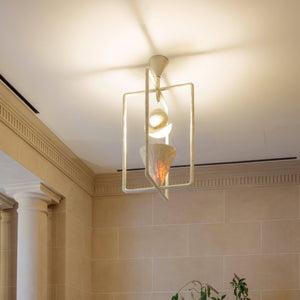 Luna Chandelier - White Plaster
