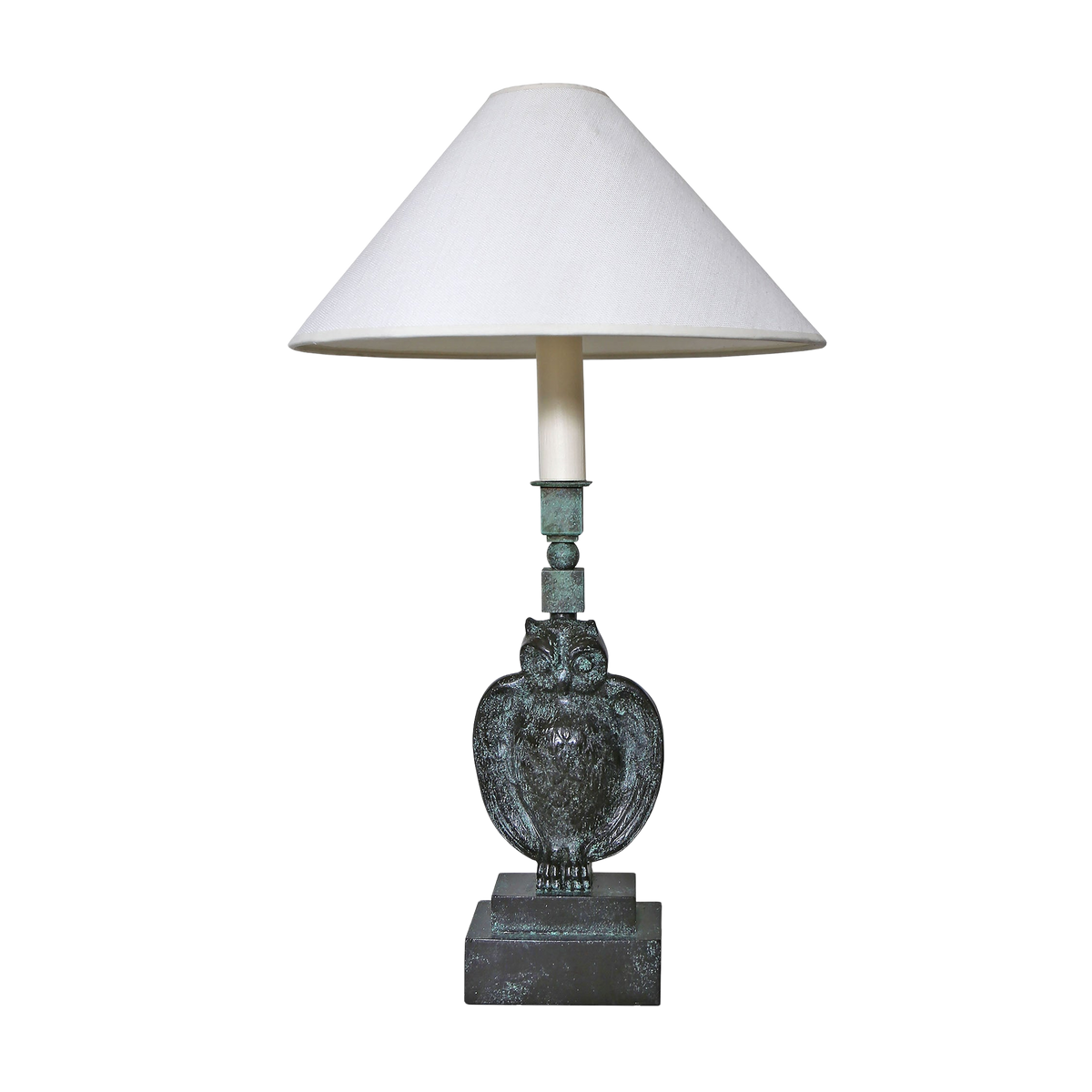 Owl Table Lamp – Bronze Verdigris WS 1