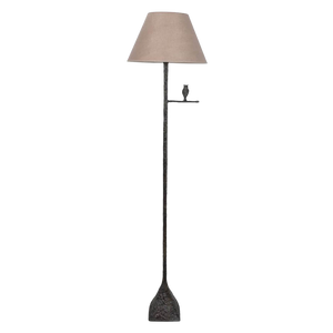 Bronze Owl Standing Lamp