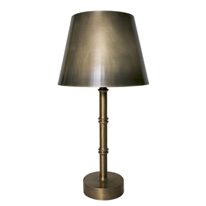 Bamboo Cordless Table Lamp - Brass