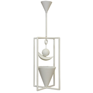 Luna Chandelier - White Plaster