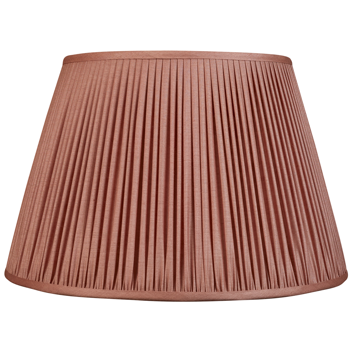 18 Inch Dusky pink Tussar silk lampshade