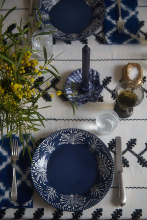 Cobalt Lace Dinner Plate