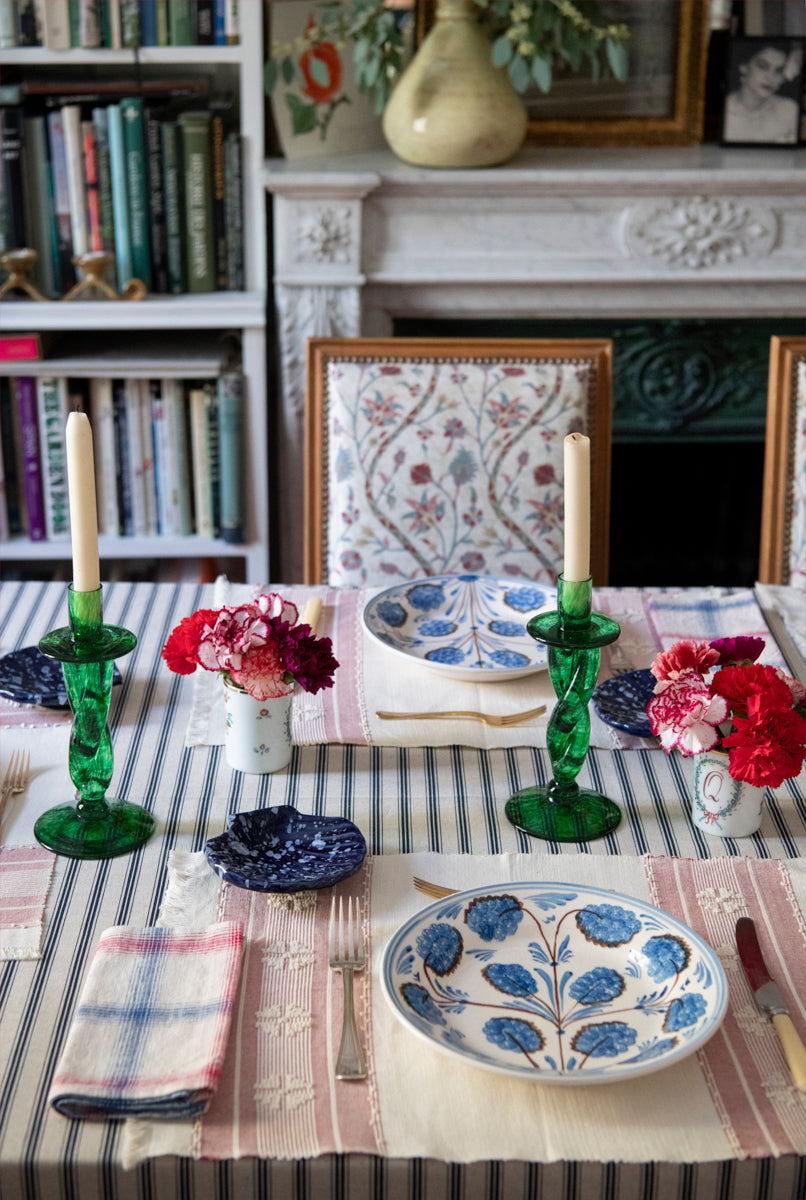 Blue Flower Dinner Plate