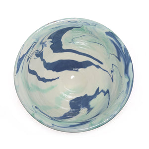 Baby Blue Pedestal Bowl