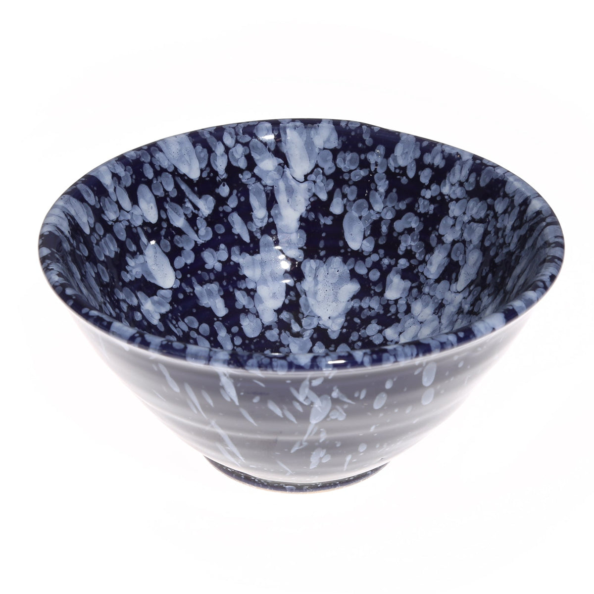 Cobalt Splatter Cereal Bowl
