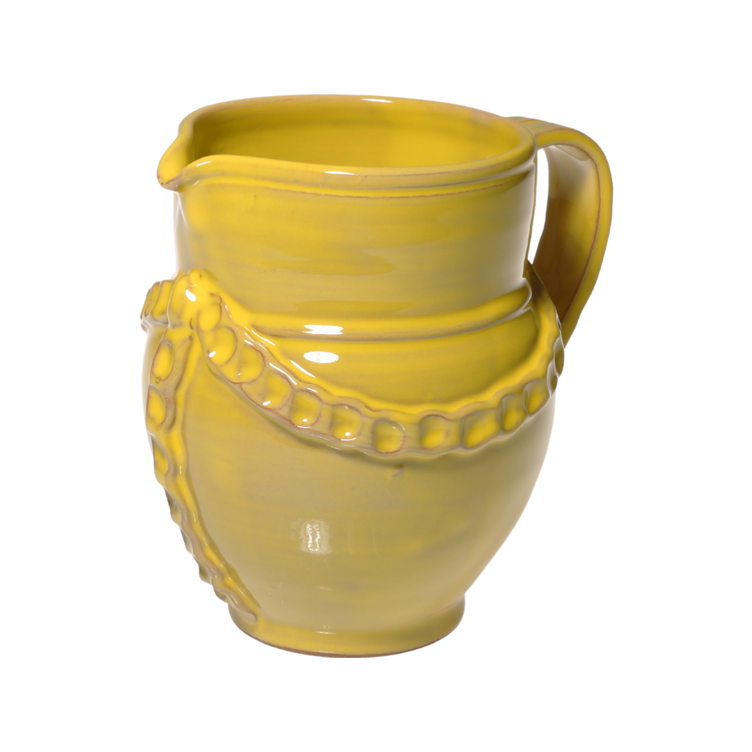 Yellow Garland Pitcher
