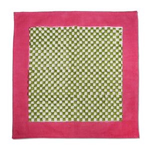 Green Check Napkins