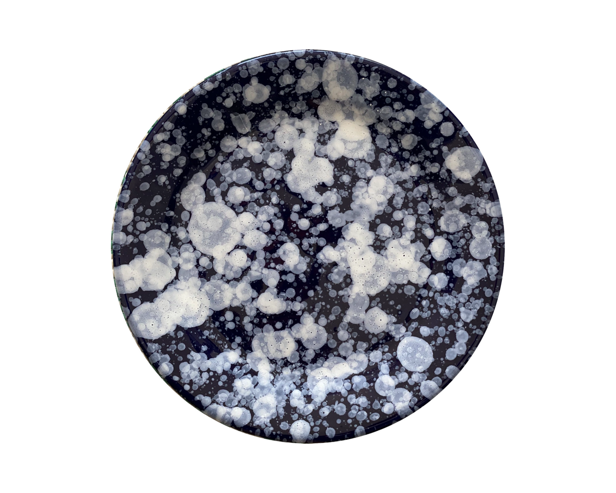 Cobalt Splatter Dessert Plate