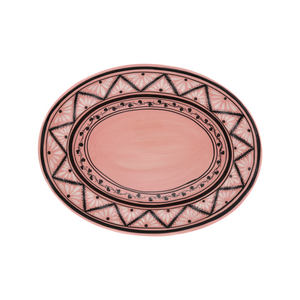 Gigi Pink Oval Platter