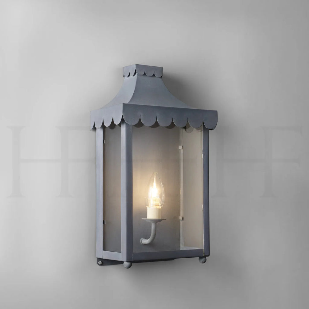 Scallop Edge Wall Lantern - JAMES Showroom
