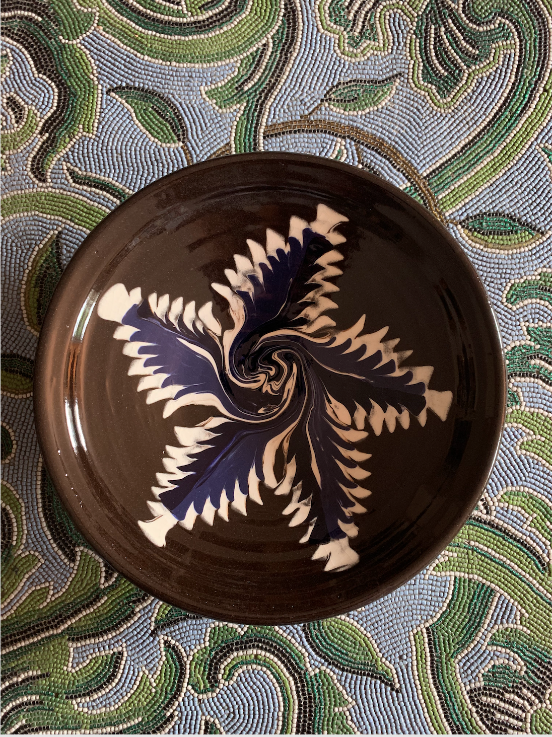 Ariadne Pasta Plate Blue