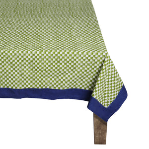 Green Check Tablecloth