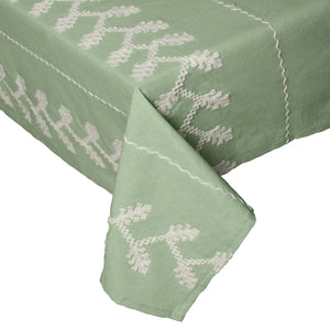 Mint Vine Tablecloth